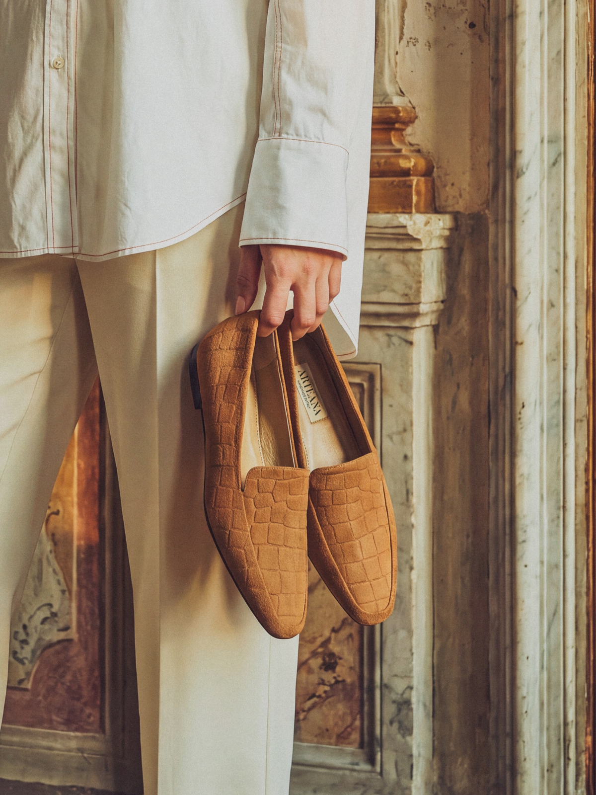VERONA FLAT LOAFER CARAMEL