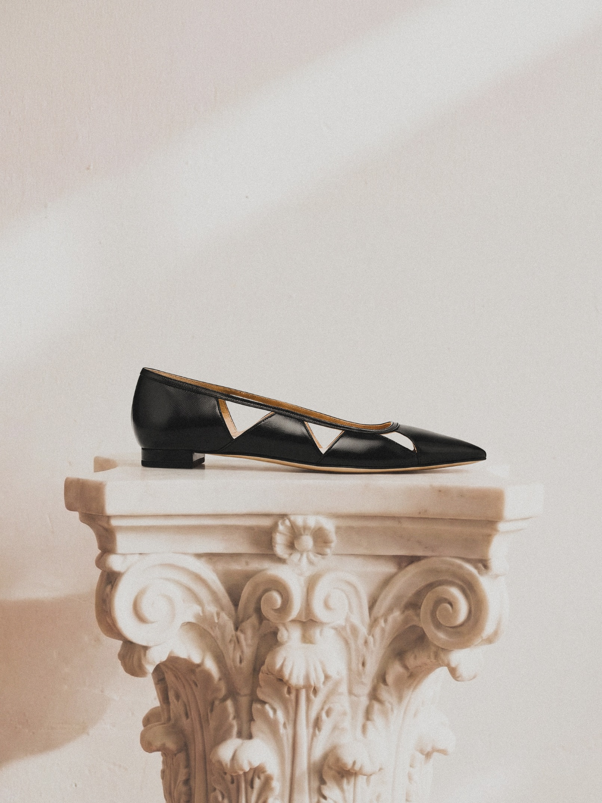 SAVONA FLAT BALLERINA BLACK