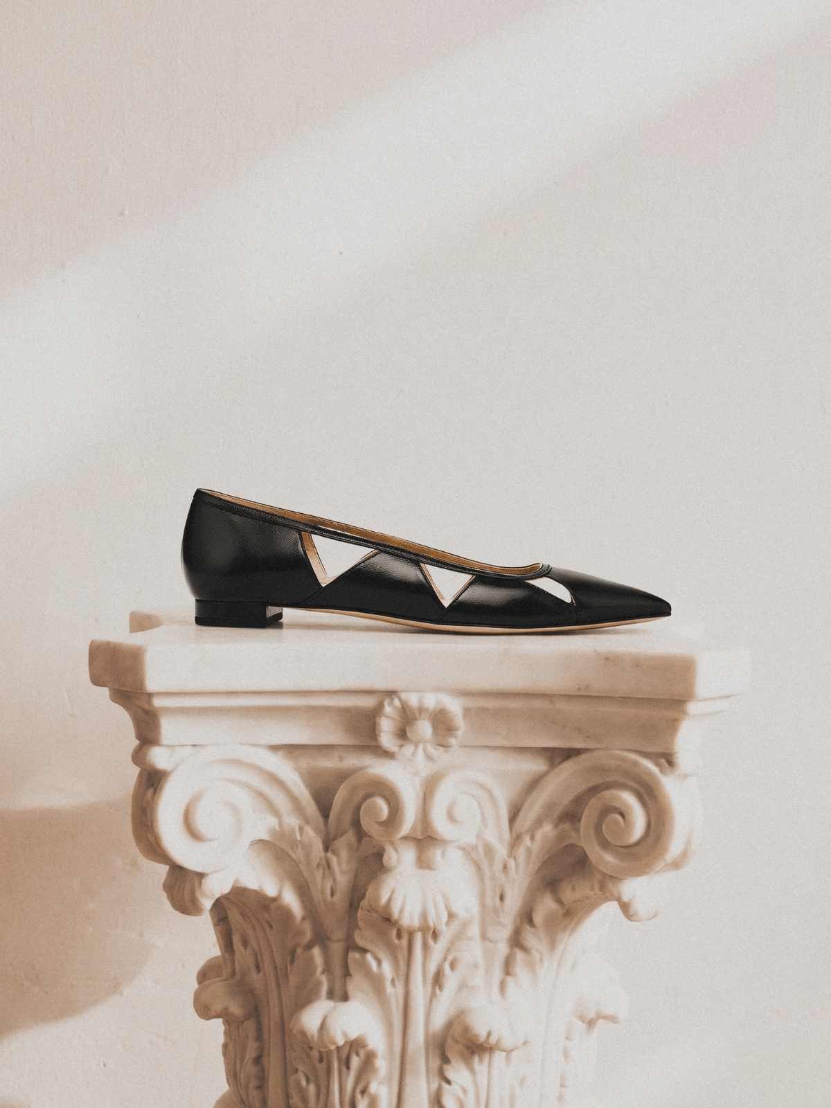 SAVONA FLAT BALLERINA BLACK