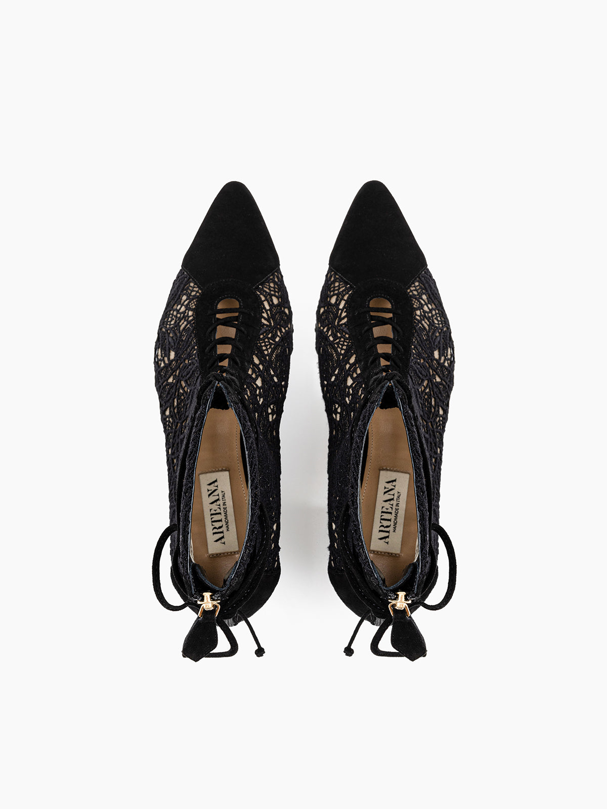 VENEZIA 30 LACE BOOTIE BLACK