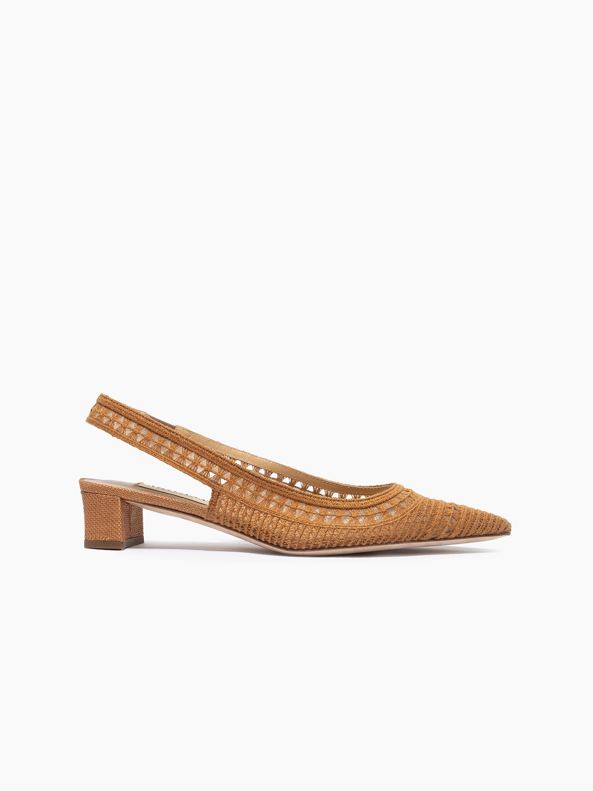 TRIESTE 35 SLINGBACK PUMP CAMEL