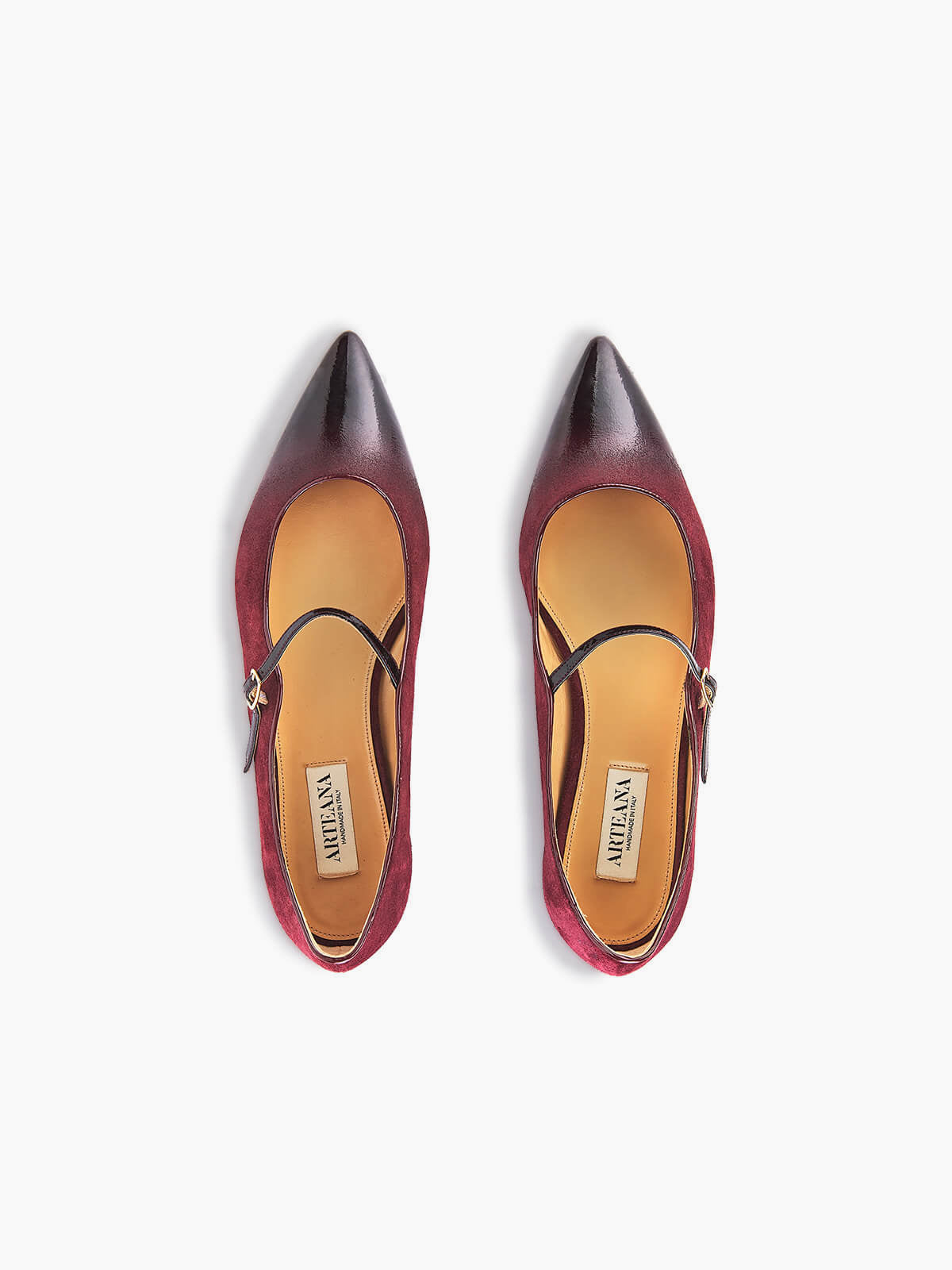 BRERA FLAT MARY JANE RUST