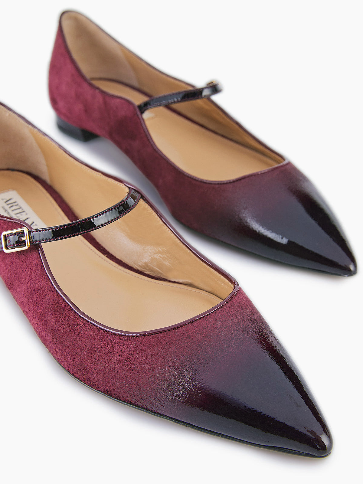 BRERA FLAT MARY JANE RUST