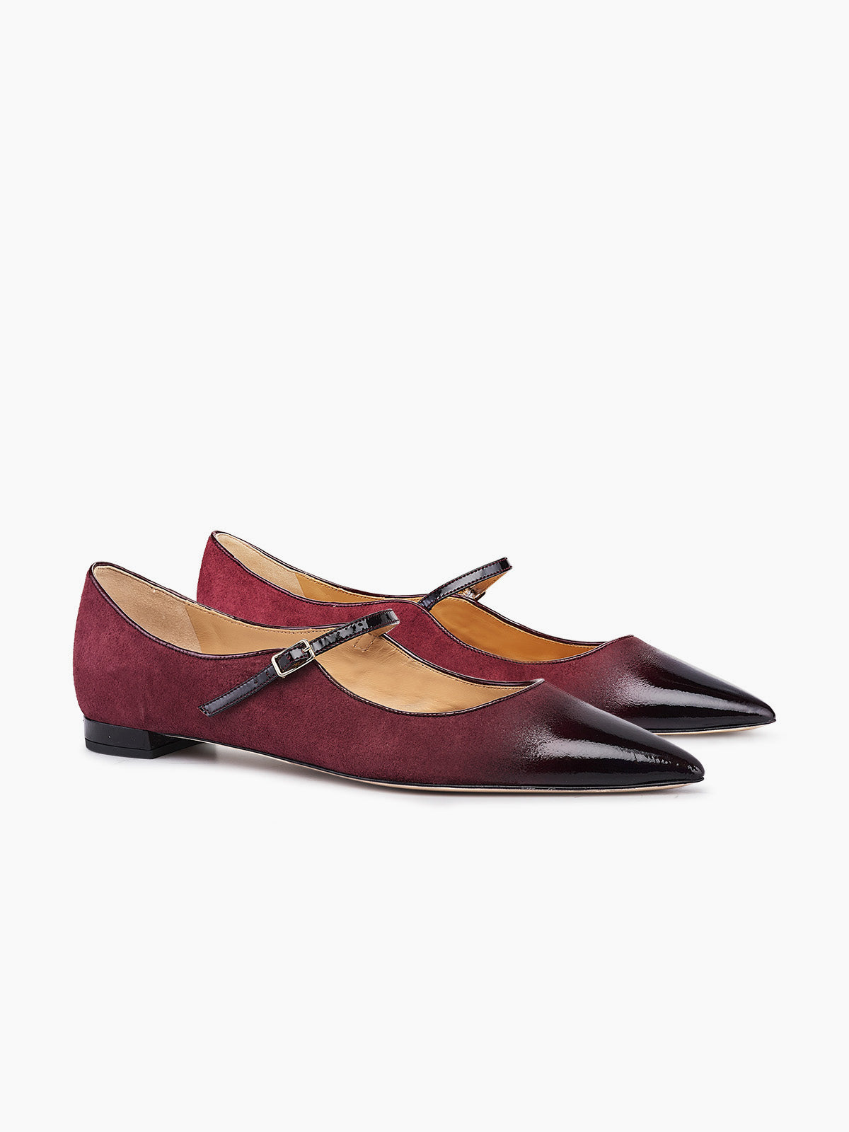 BRERA FLAT MARY JANE RUST