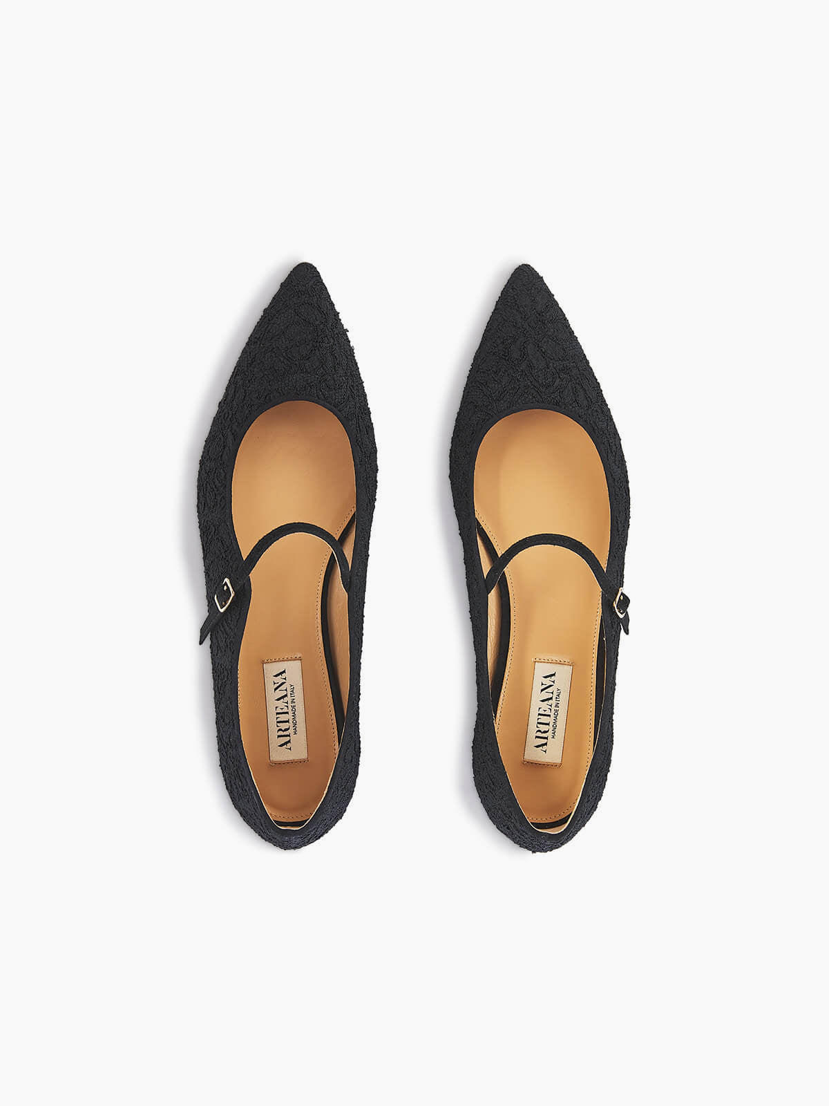 GENOVA FLAT MARY JANE BLACK