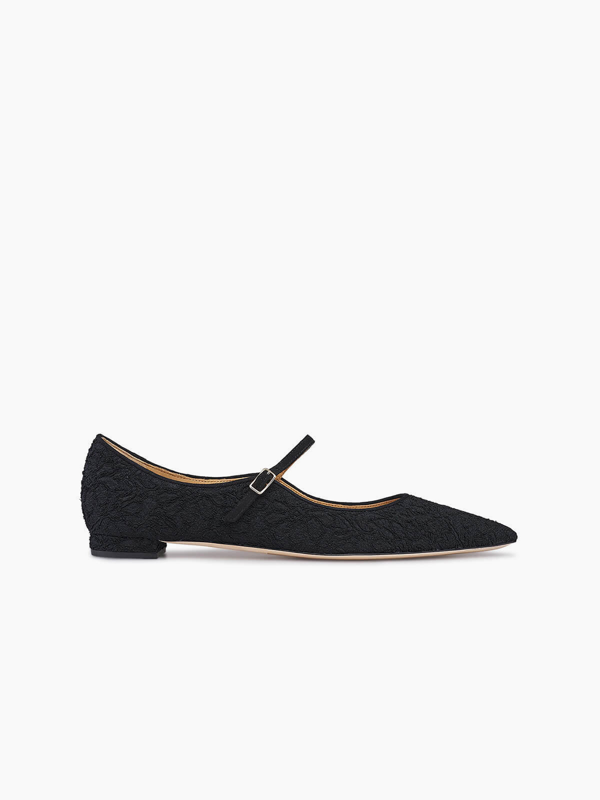 GENOVA FLAT MARY JANE BLACK