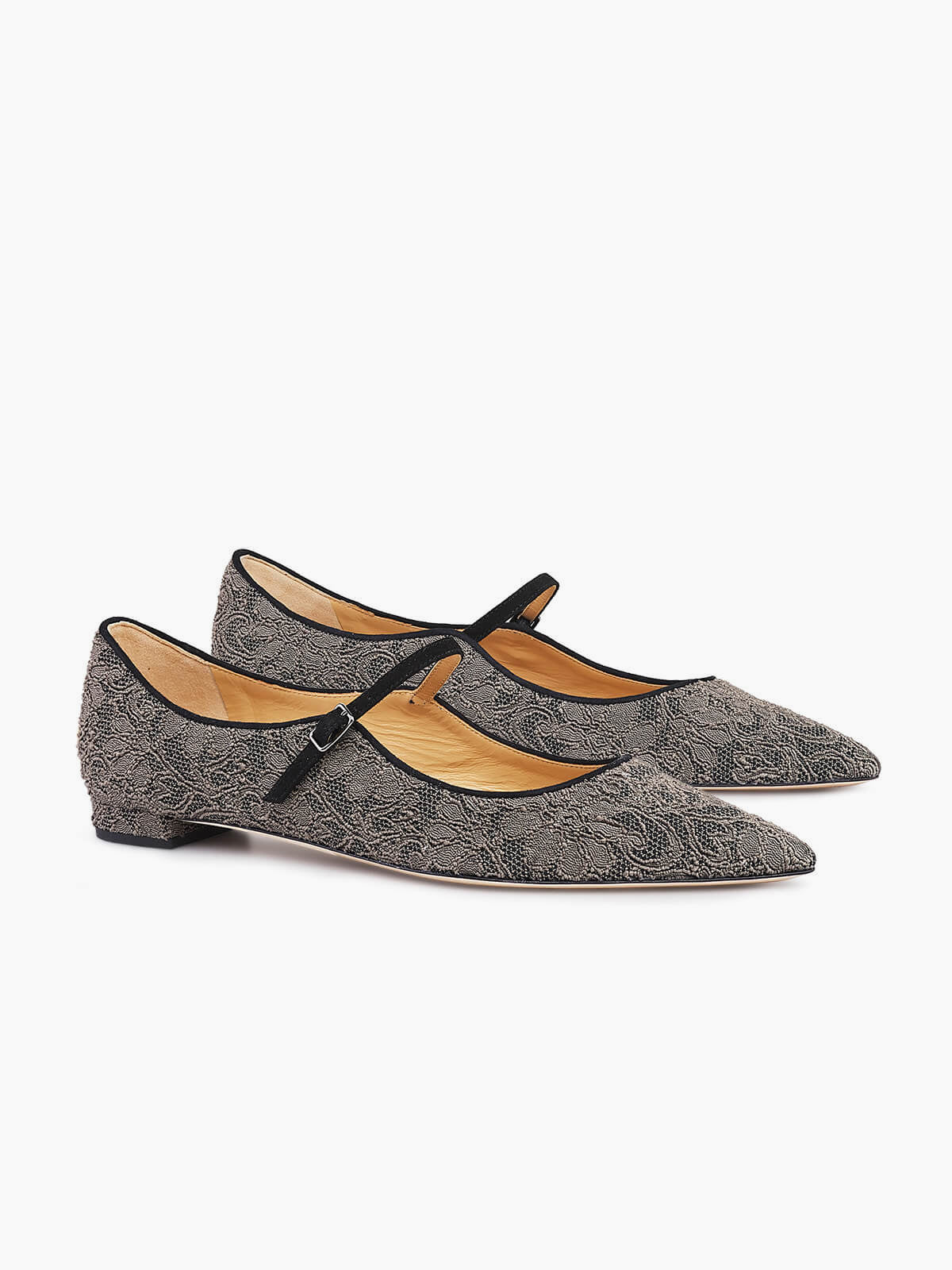 GENOVA FLAT MARY JANE TAUPE