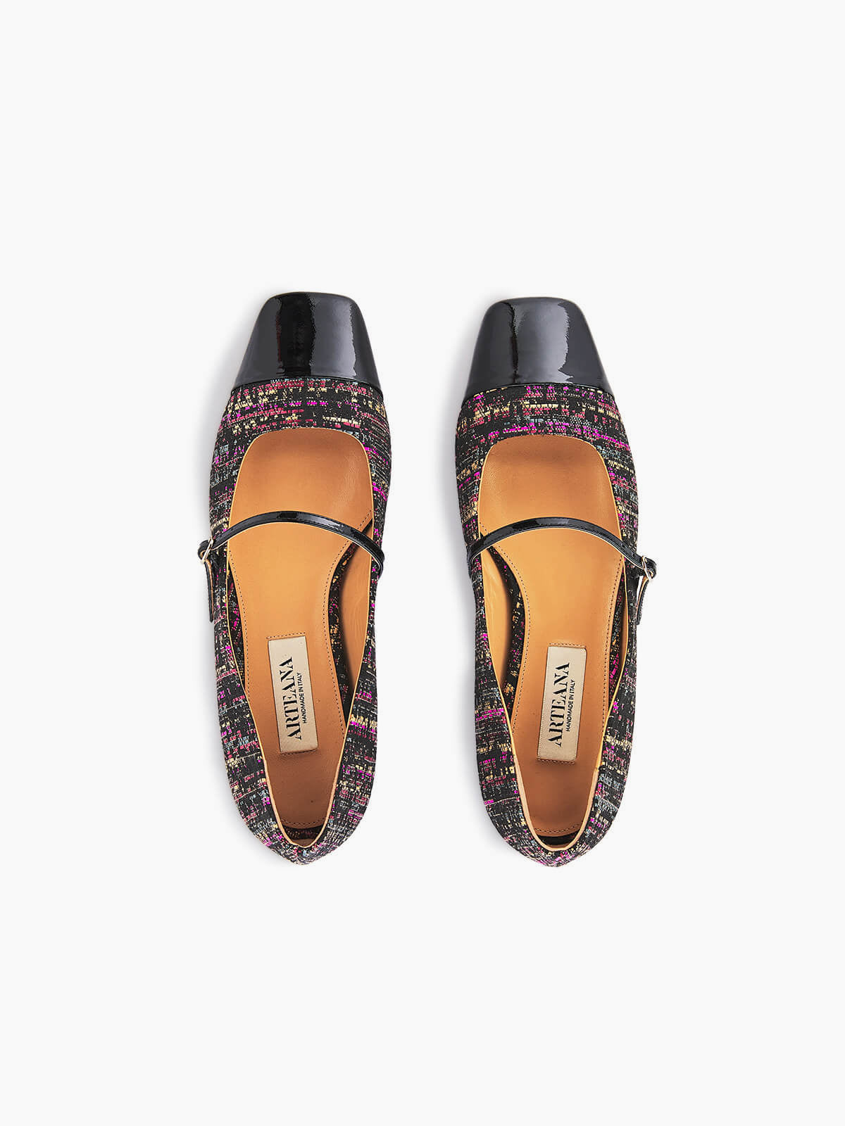 LUCCA FLAT MARY JANE BLACK MULTI