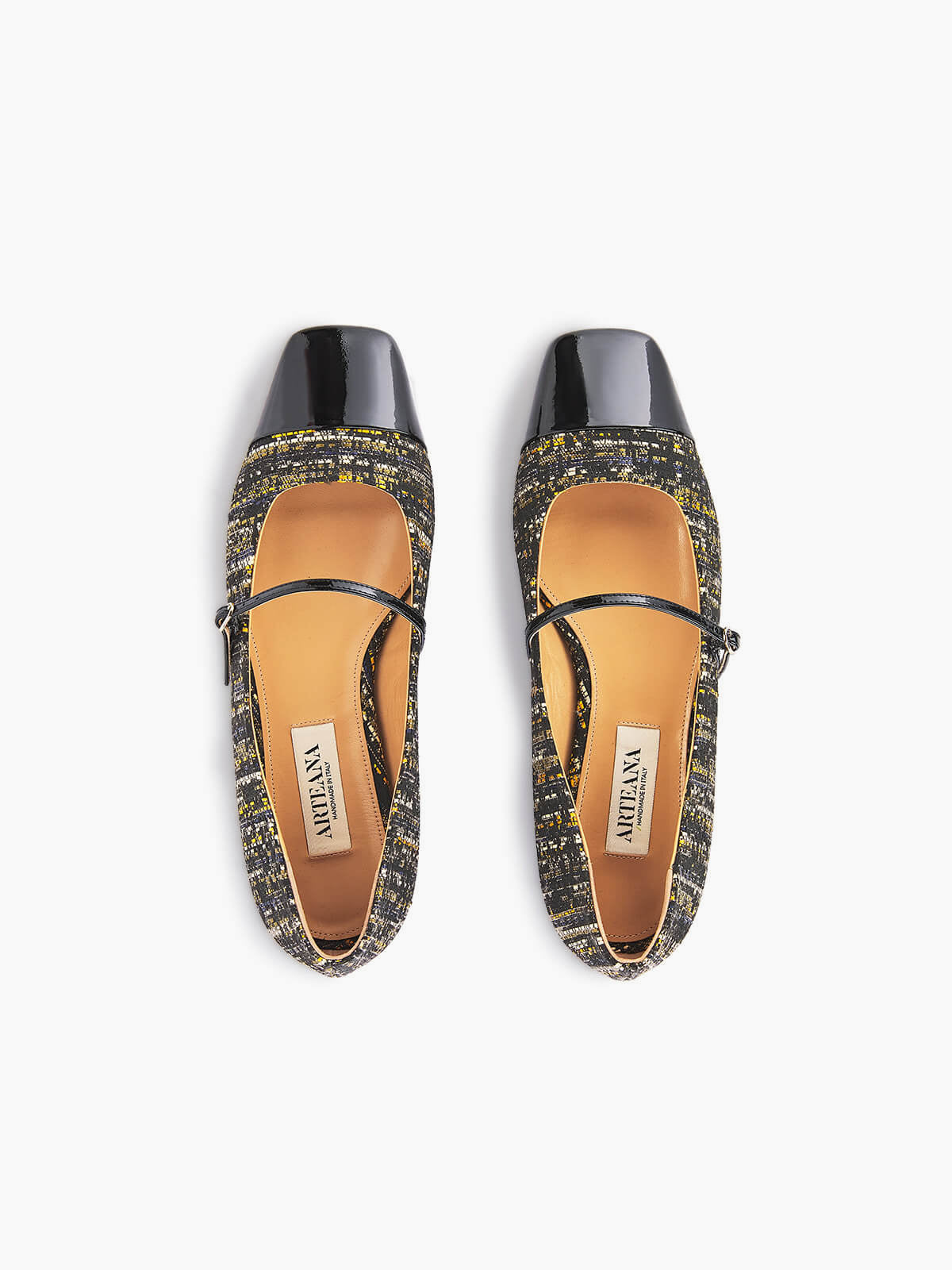 LUCCA FLAT MARY JANE TAN MULTI