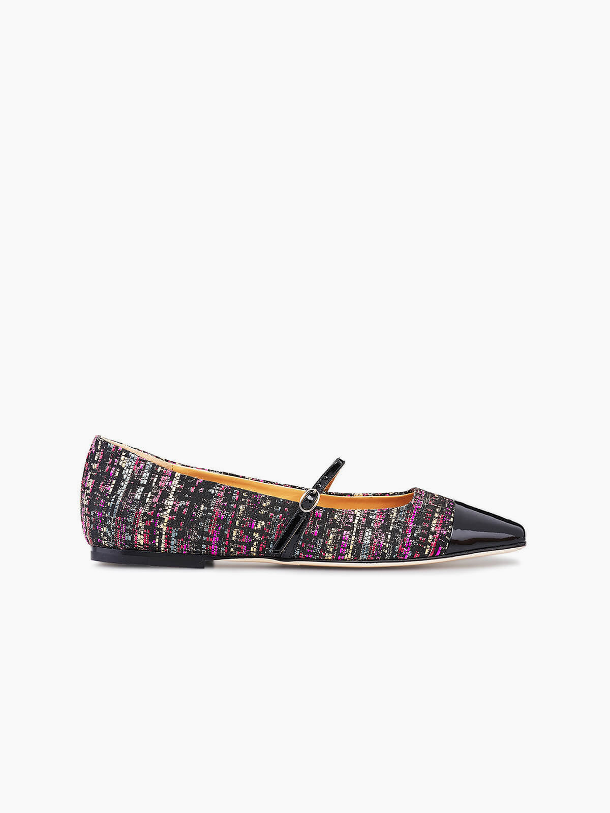 LUCCA FLAT MARY JANE BLACK MULTI