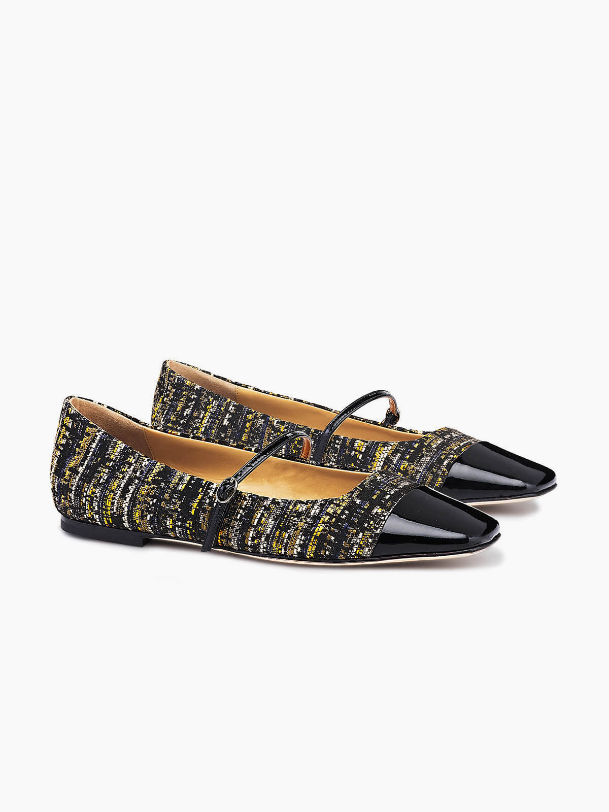 LUCCA FLAT MARY JANE TAN MULTI