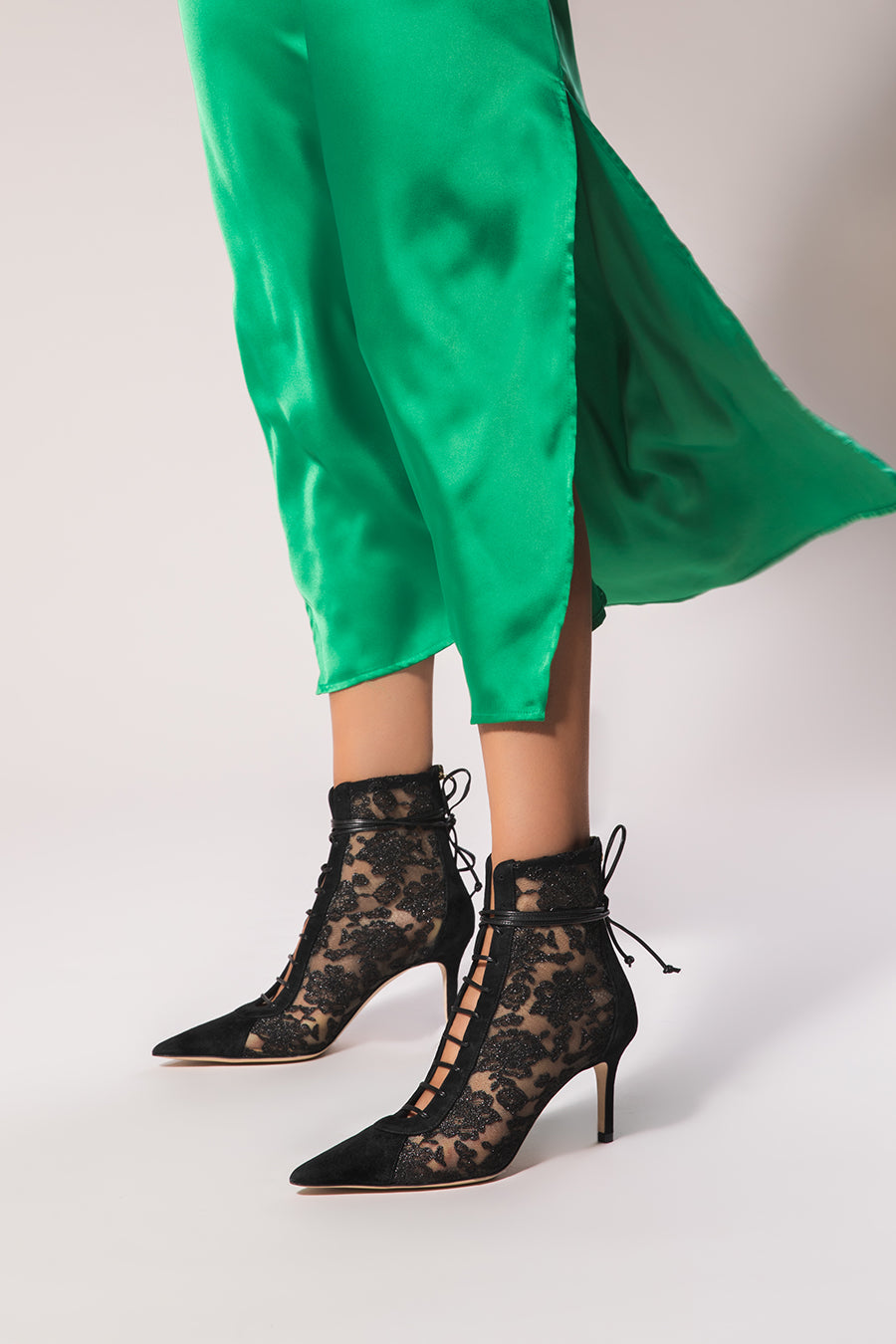 VENEZIA 75 BOOTIE BLACK